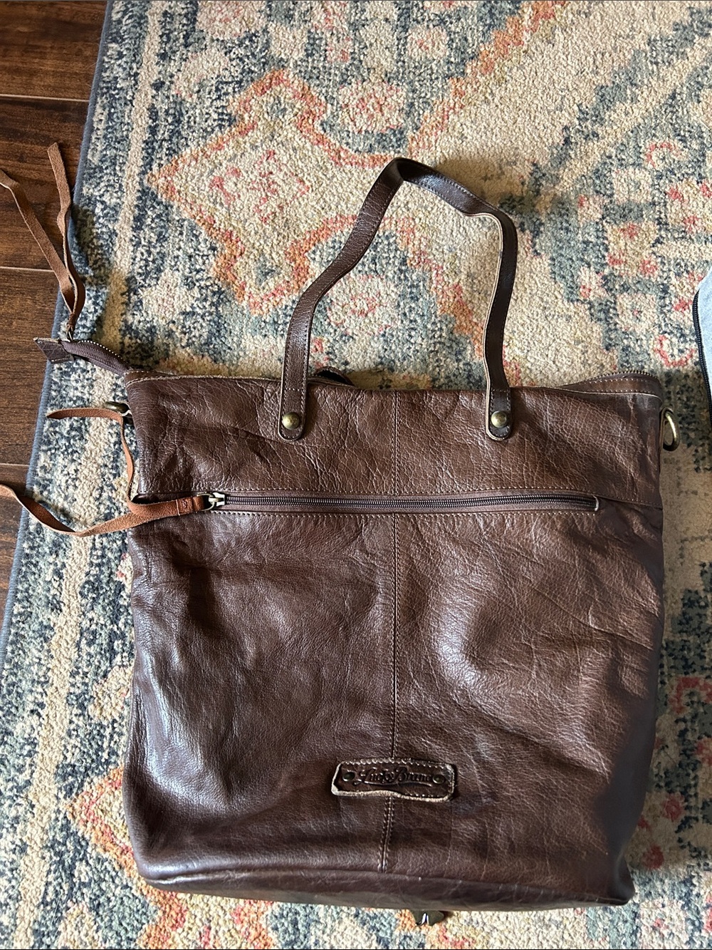 Lucky Brand Dark Brown Leather Shoulder Bag